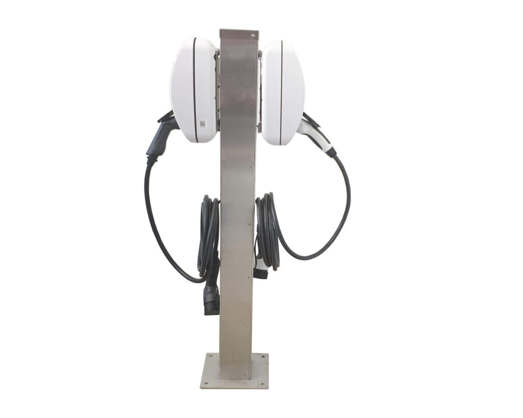 EV Double Charging Station Stand