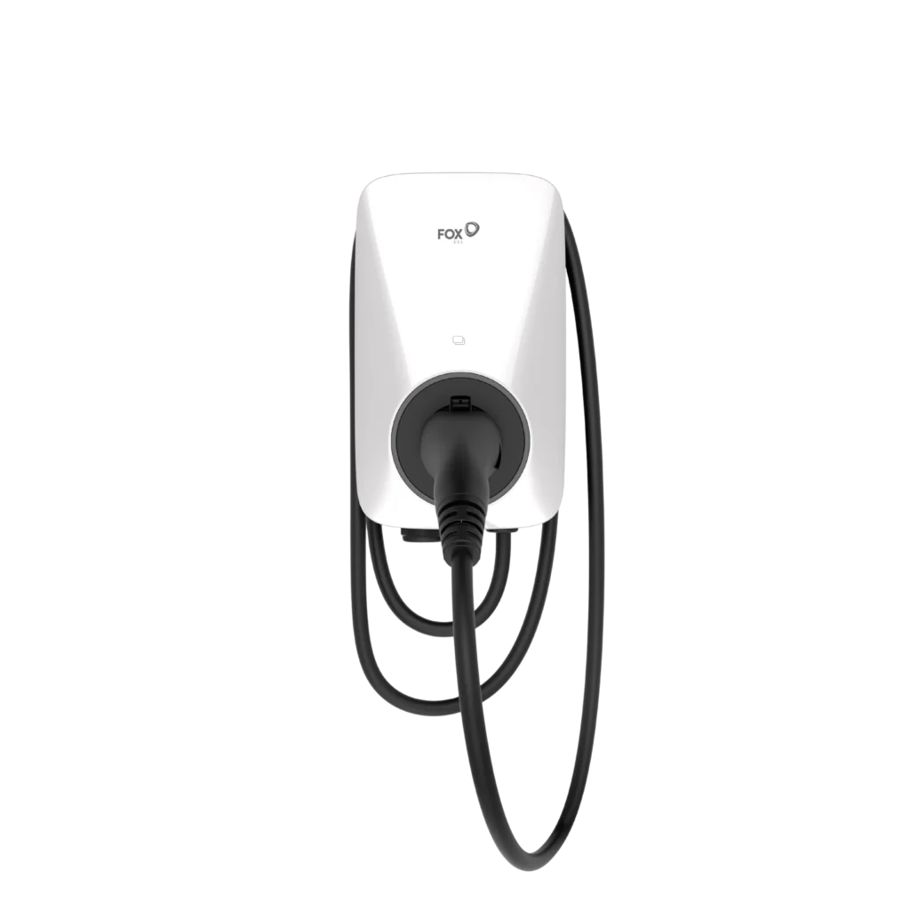 FOXESS EV Charger A Series White 7.3kW Plug 6m Cables 1Phase w/Bluetooth+RFID+WIFI+OCPP 1.6+LAN (EV-FOX-A7300P1-E-B-White)