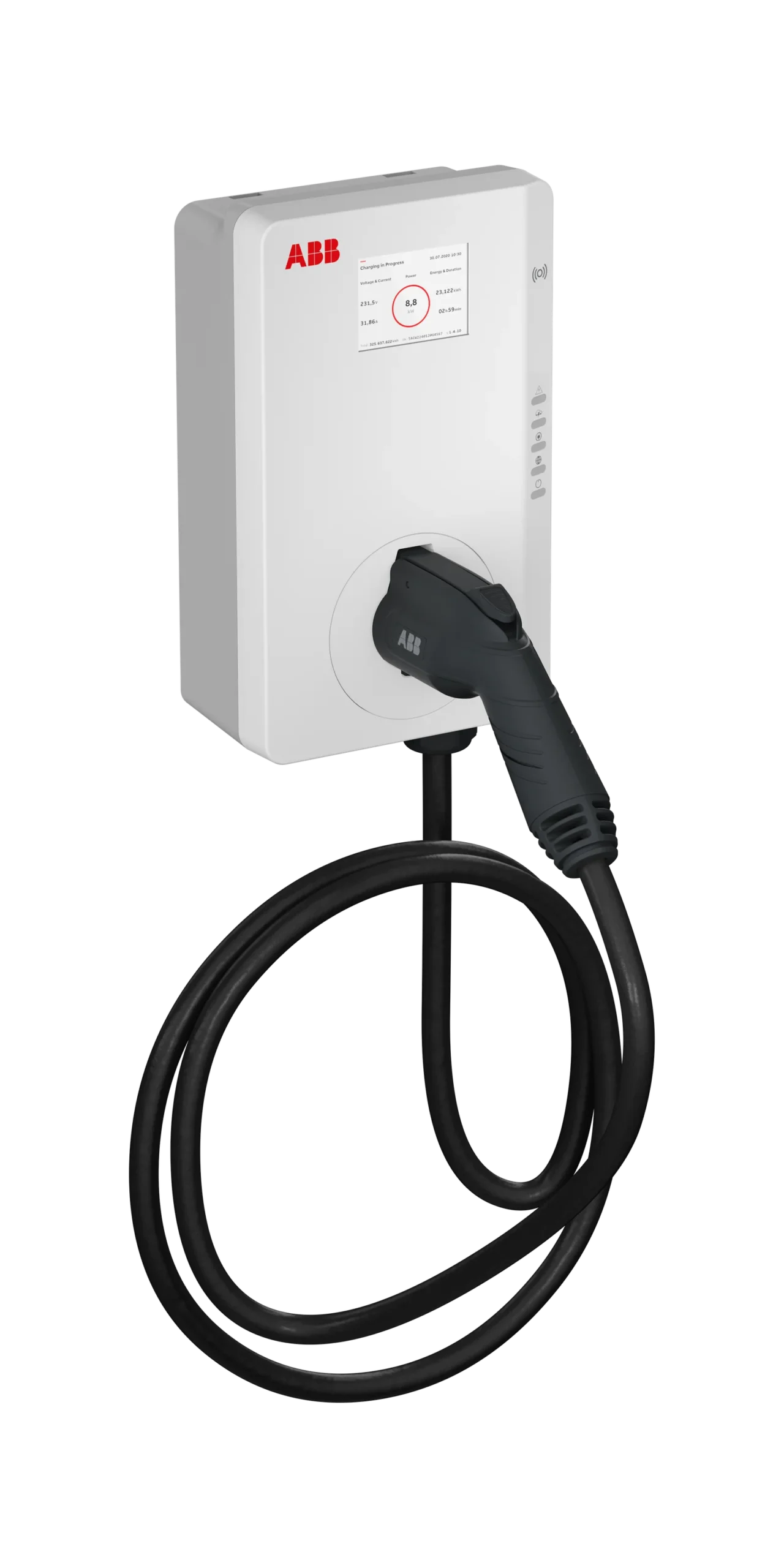 IPD Terra EV Charger Wall Box 3 Phase 480V 22kW Wifi Ethernet (RJ45) Modbus RTU (RS485) Bluetooth (IPDTAC-W22-T-0)